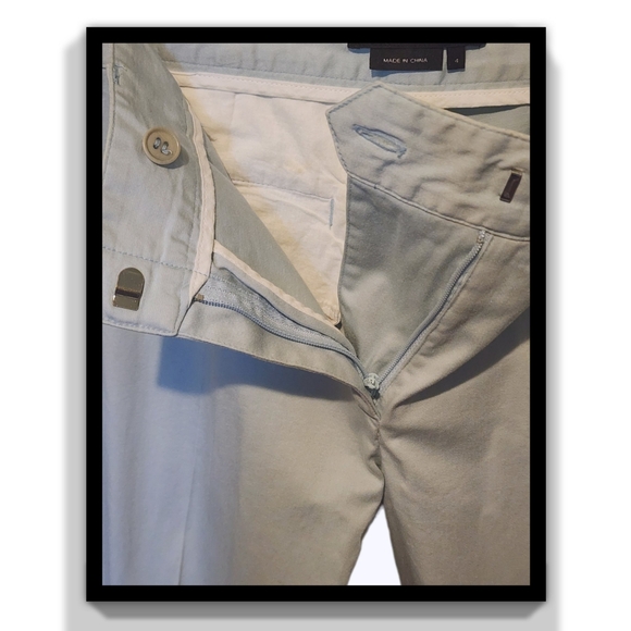 BCBGMaxAzria Side Piping Stripe Cotton Capri Pants - Picture 6 of 16